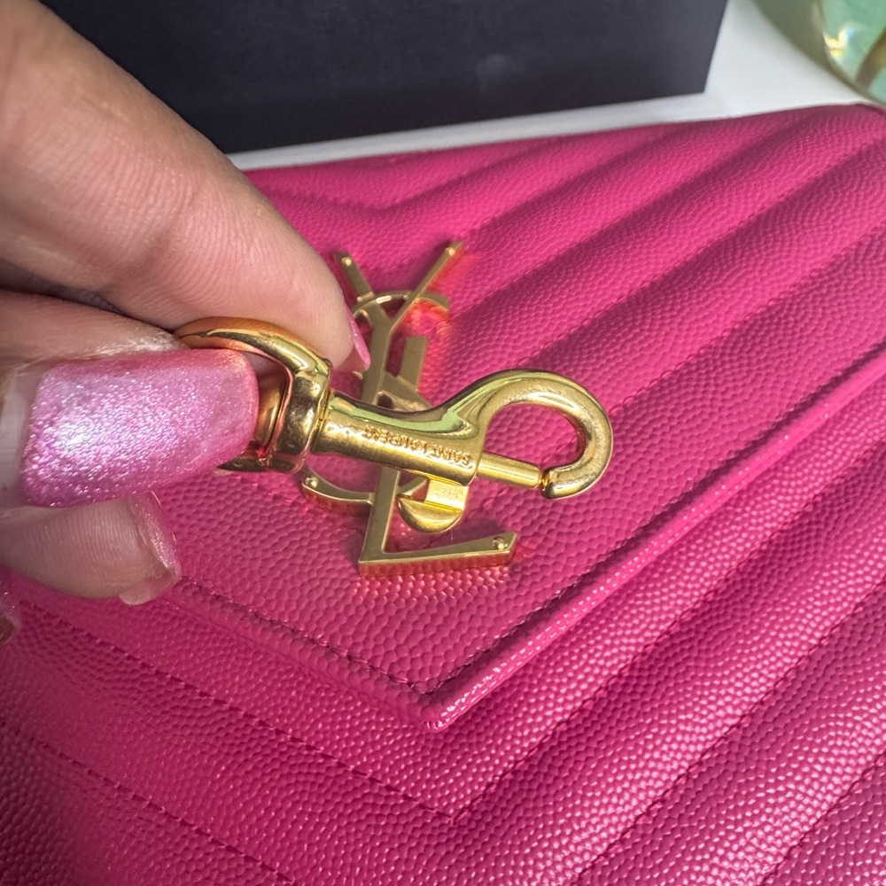 YSL Pink Clutch Bag - Picture 6 of 9